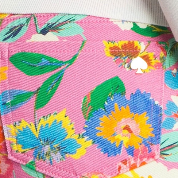 Kate Spade floral jeans - Broome Street - size 24 - Picture 7 of 9